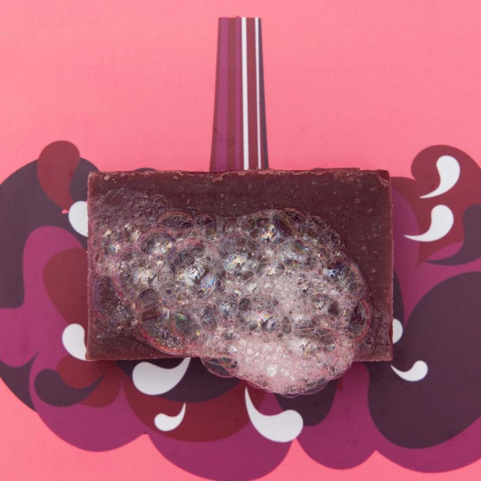 Shower Blocks - Black Cherry Solid Shower Gel - Life Before Plastic